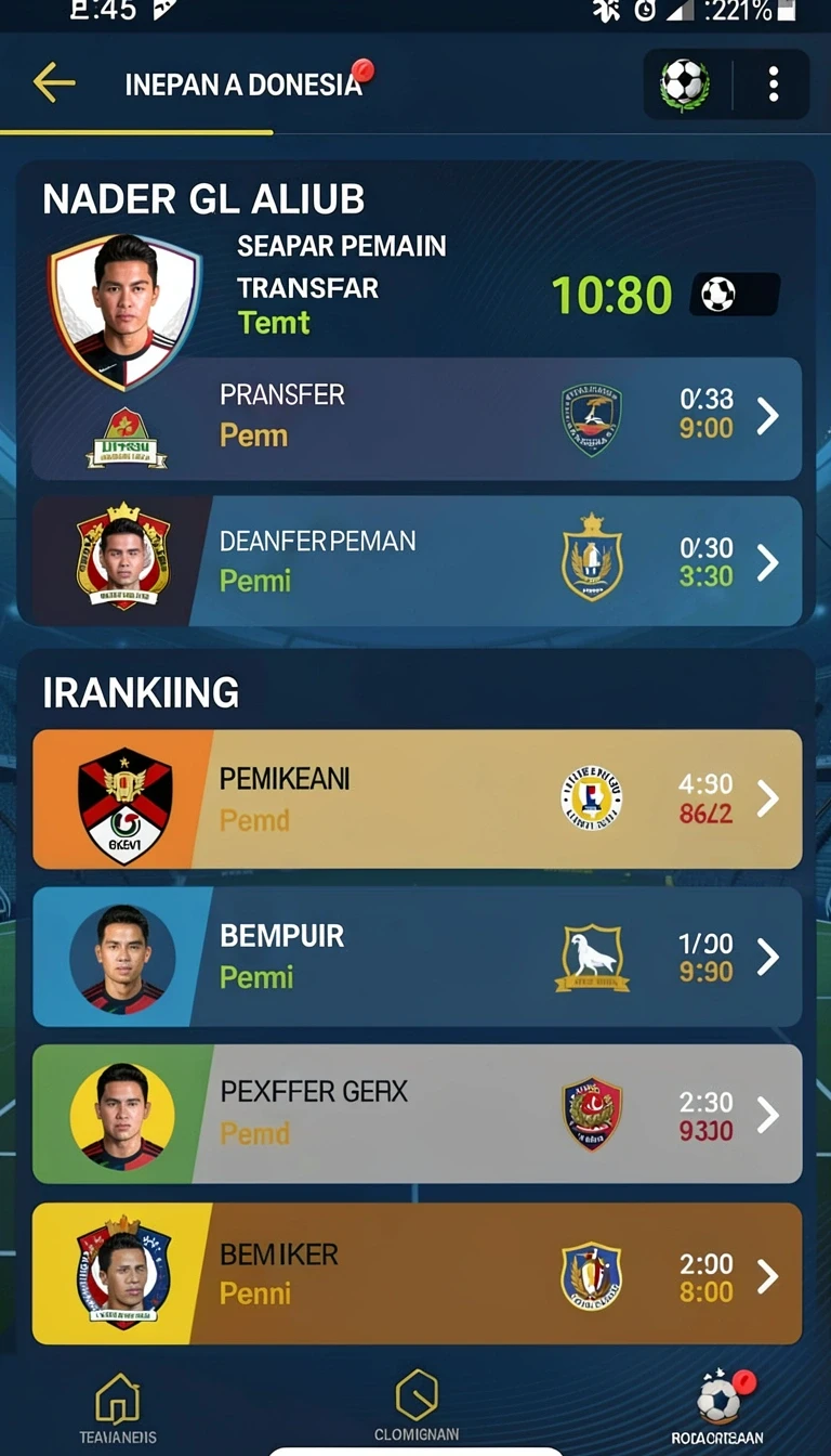 Cuplikan layar menu unduhan putratogel untuk perangkat Android